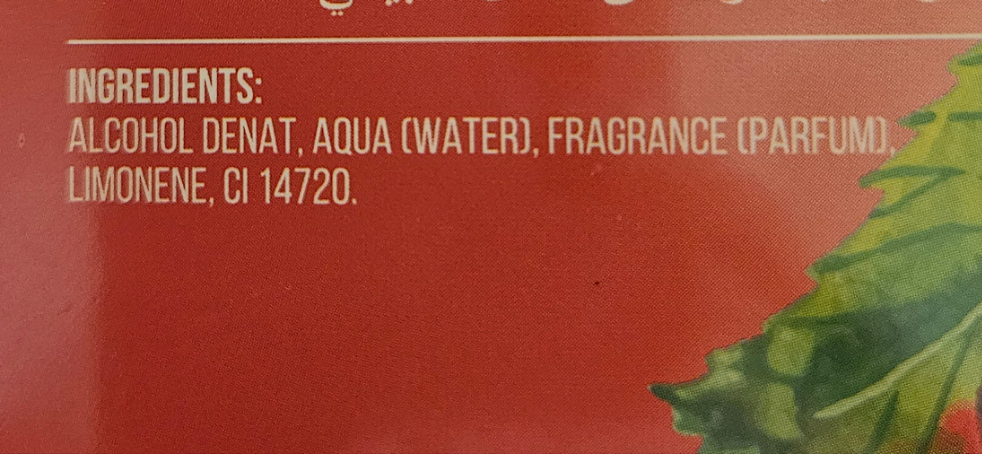 Eau de toilette "Fruits rouges"