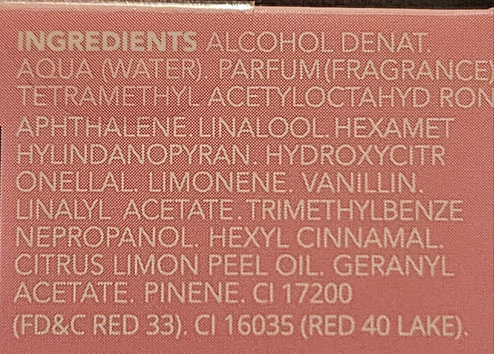 Eau de toilette "Sugar rush"