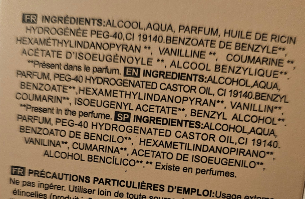 Eau de parfum "Eclat"