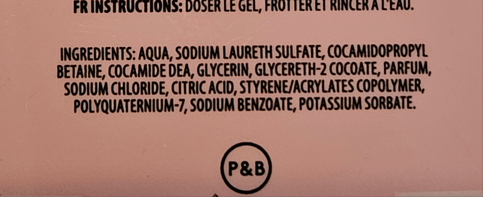 Gel douche "Fraise Chantilly" Vegan