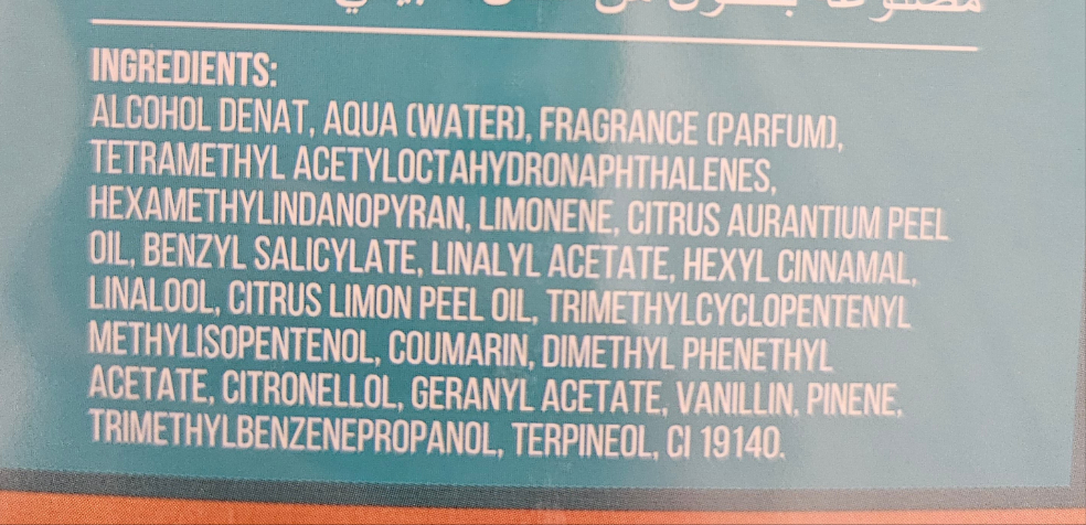 Eau de toilette "Green Erba"