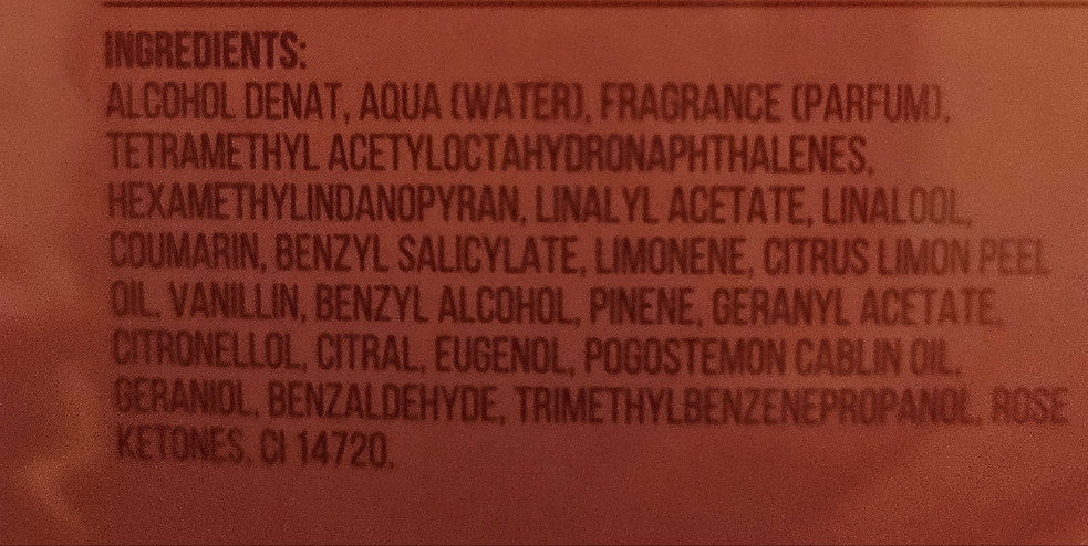 Eau de toilette "Pink butterfly"