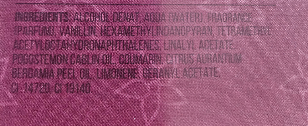 Eau de toilette "Cutie vanilla"