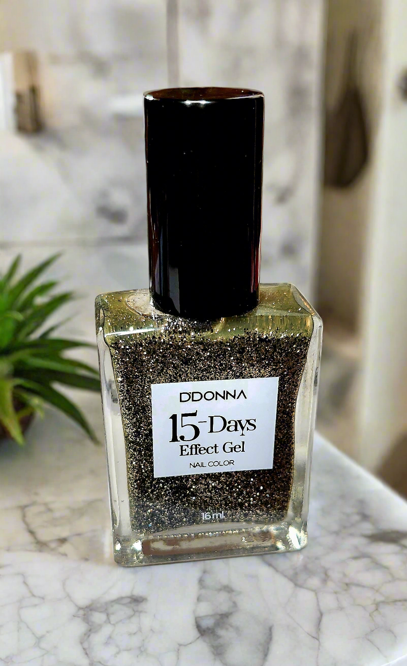 Vernis a ongles "Effet gel" pailleté