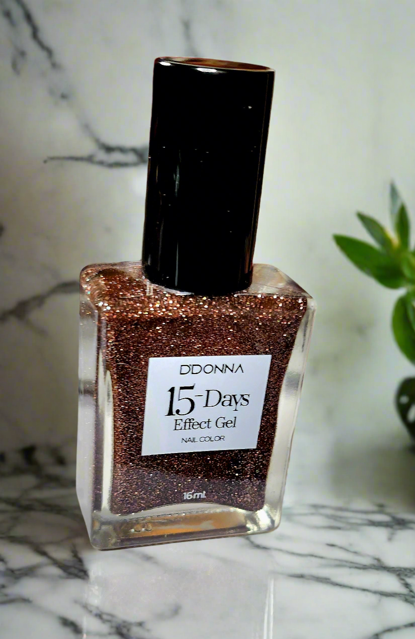 Vernis a ongles "Effet gel" pailleté