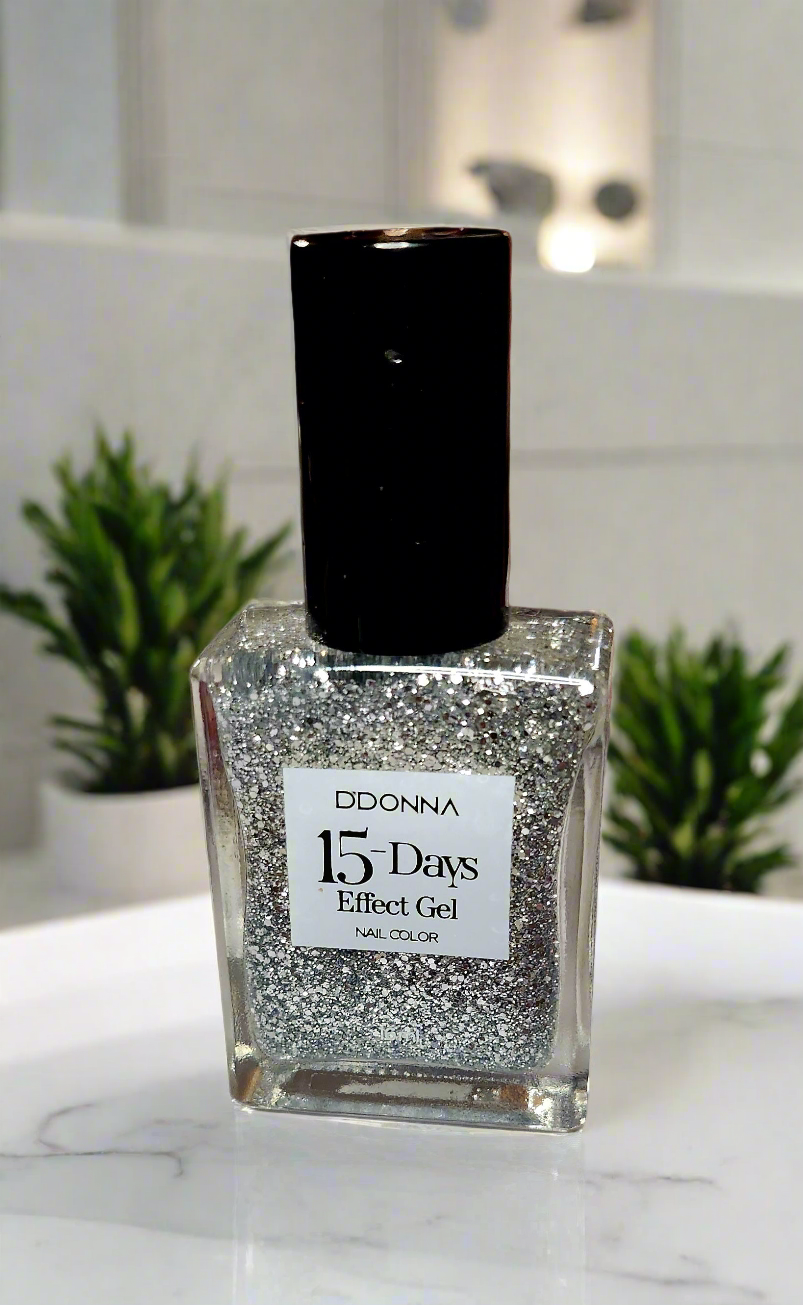 Vernis a ongles "Effet gel" pailleté