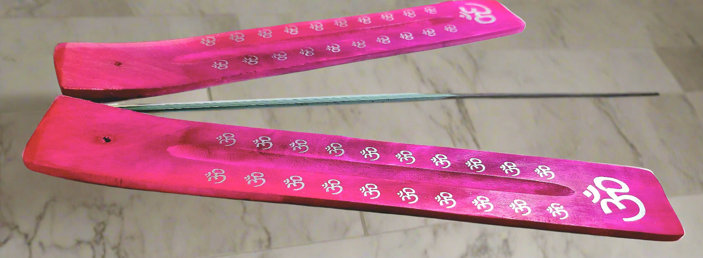 Porte-encens bois rose