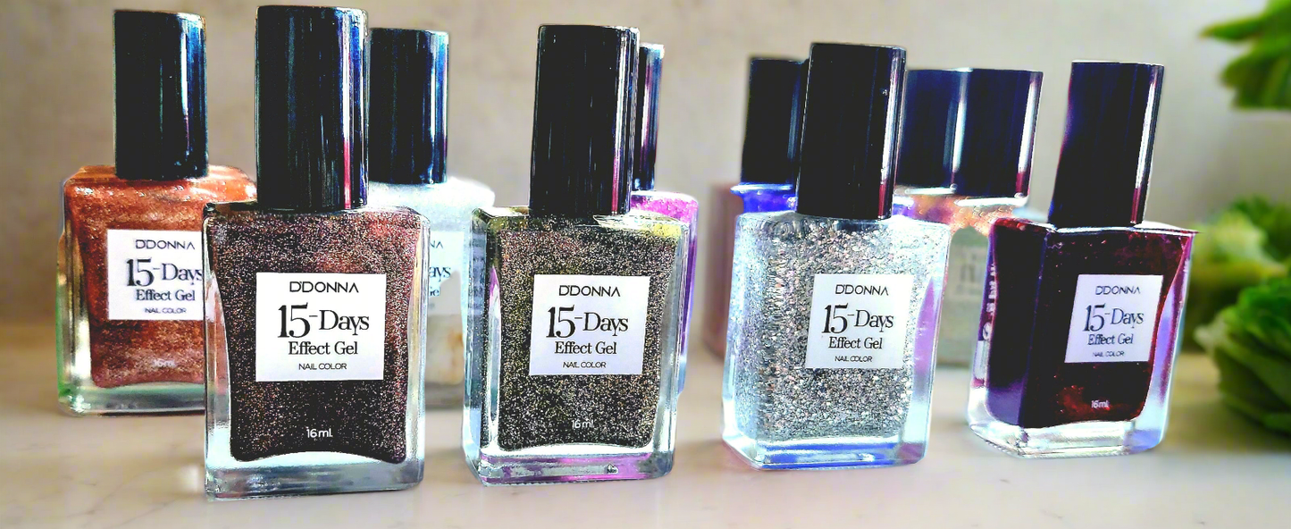 Vernis a ongles "Effet gel" pailleté