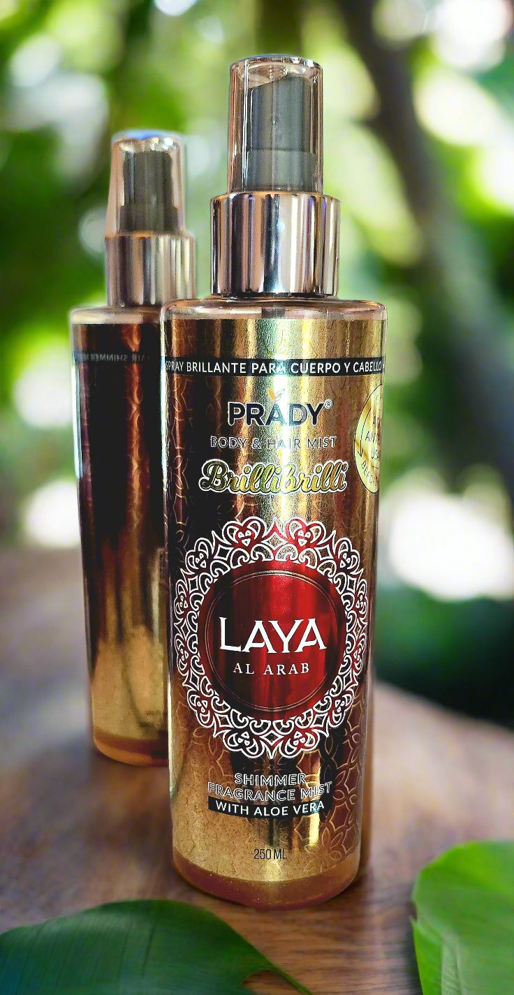 Brume parfumée "Laya" pailletée