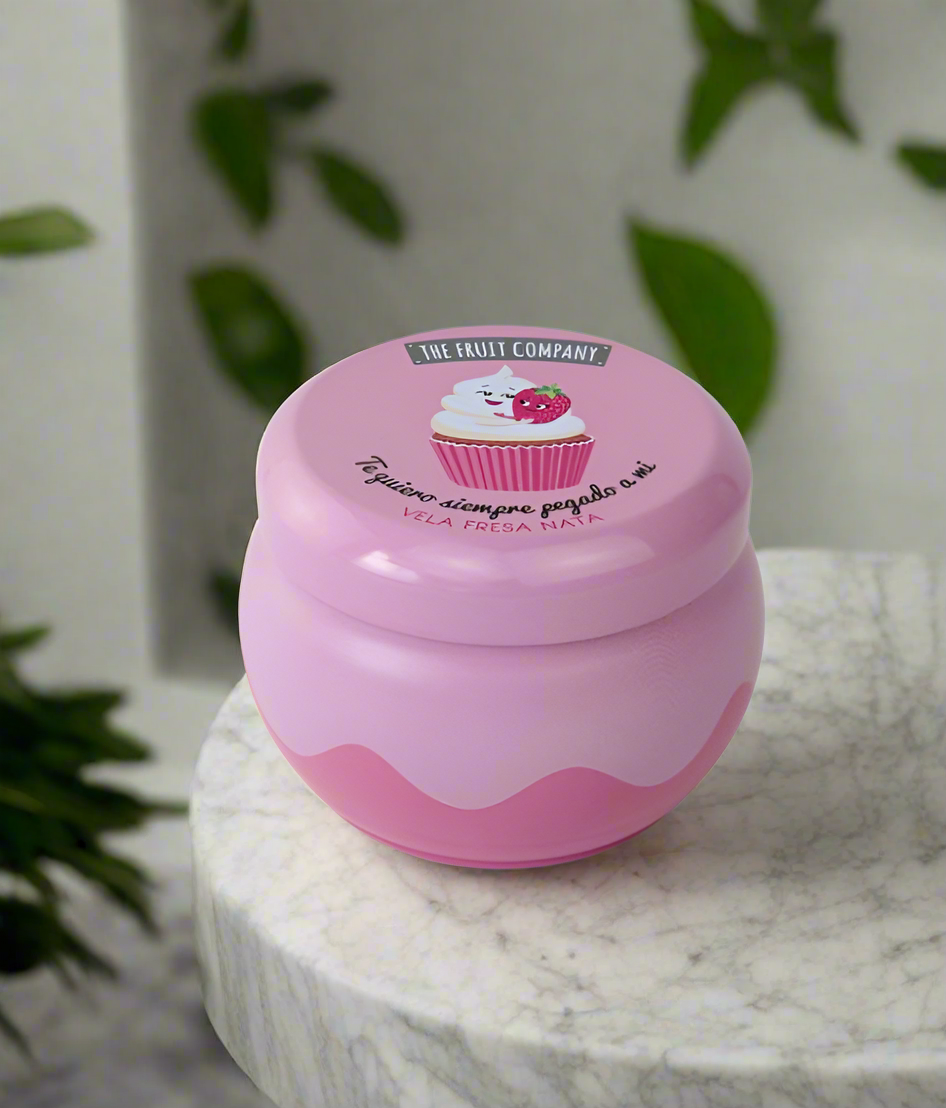 Bougie parfumée "Fraise chantilly"