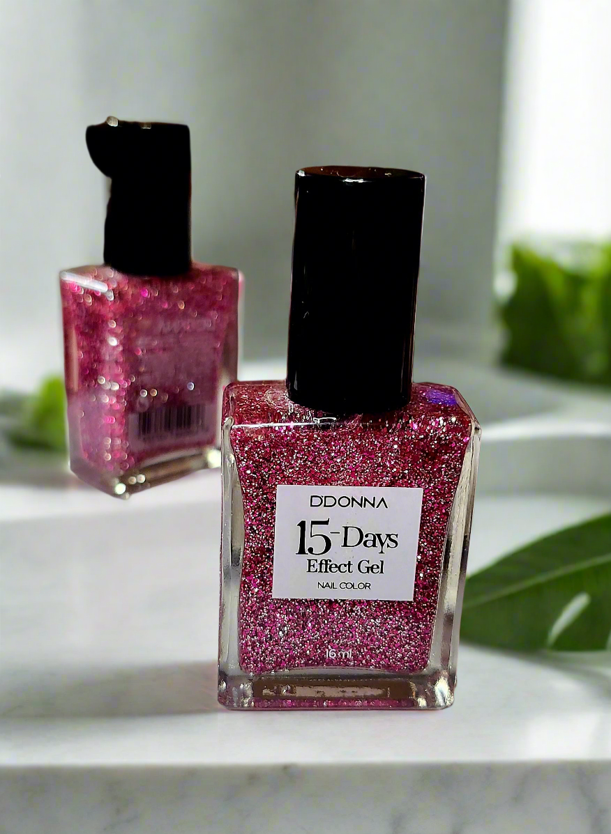 Vernis a ongles "Effet gel" pailleté