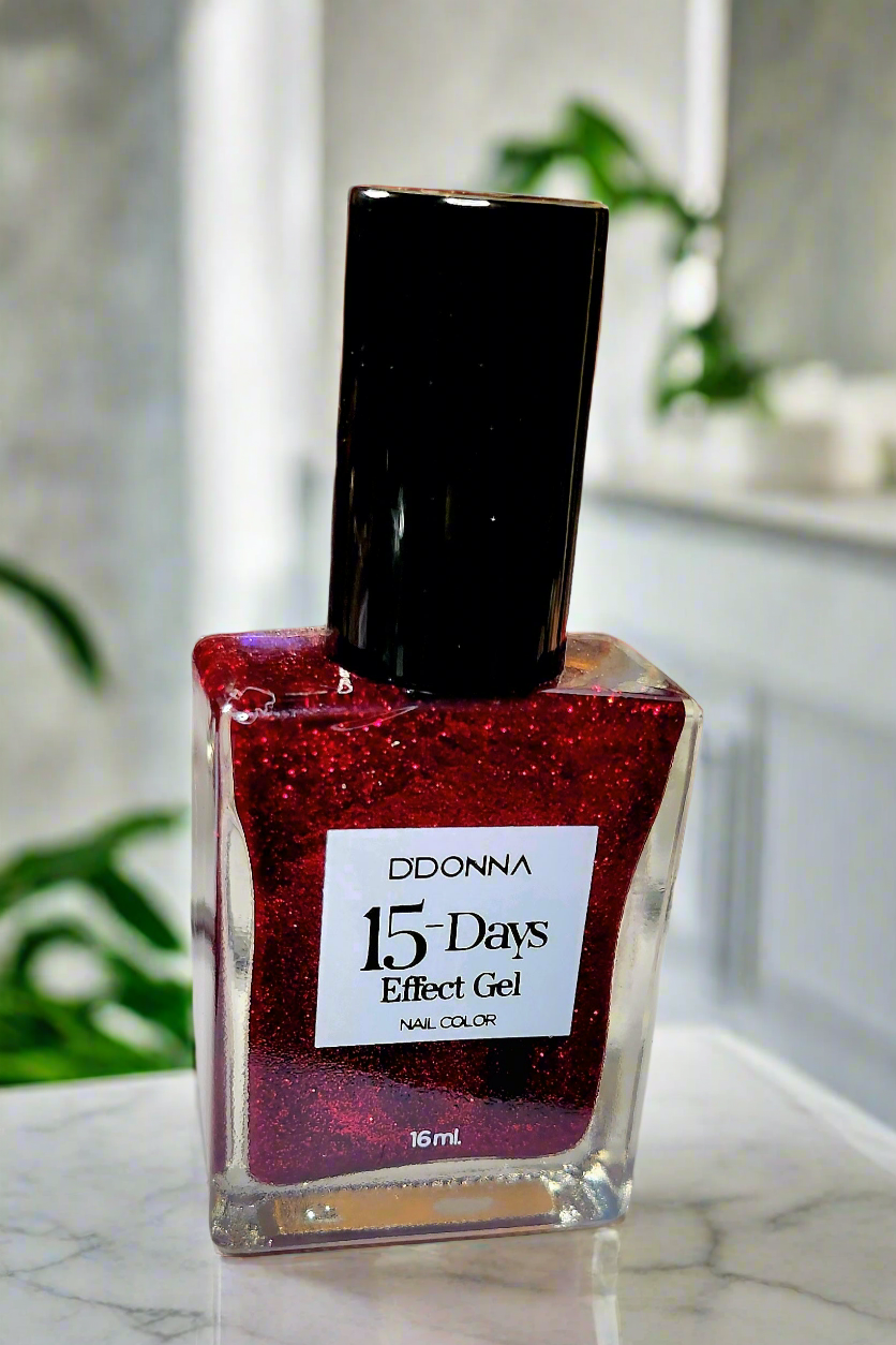 Vernis a ongles "Effet gel" pailleté