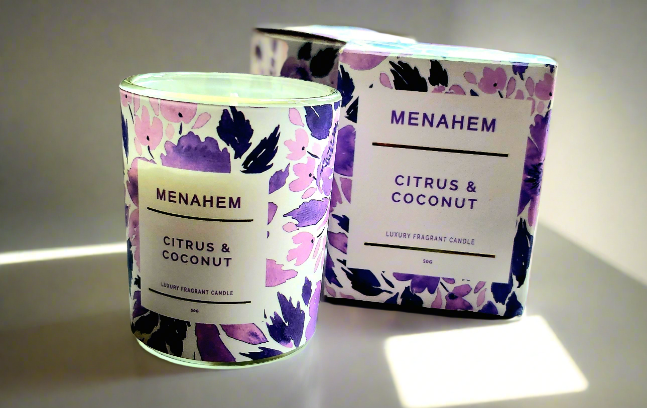 Bougie "Coco agrumes"