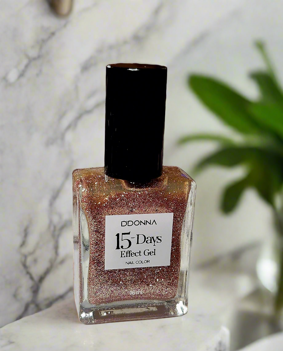 Vernis a ongles "Effet gel" pailleté