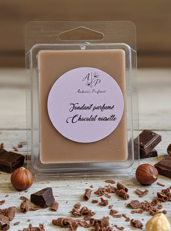 Fondant parfumé Clamshell "Chocolat noisette" 60g