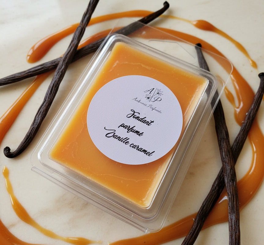 Fondant parfumé Clamshell "Vanille caramel" 60g