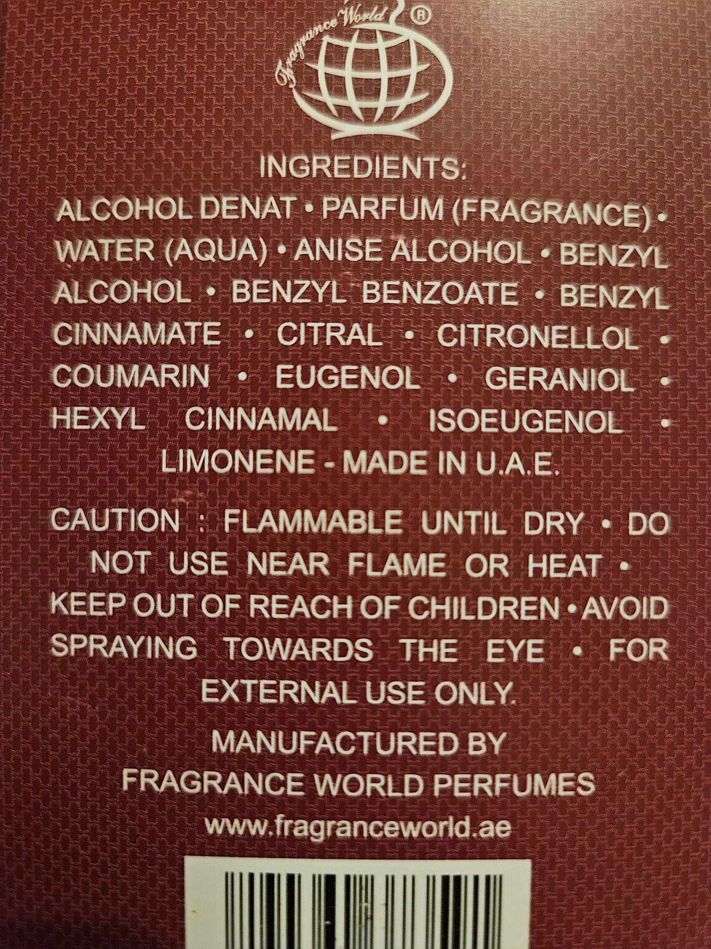 Eau de parfum Dubai "Lush cherry"