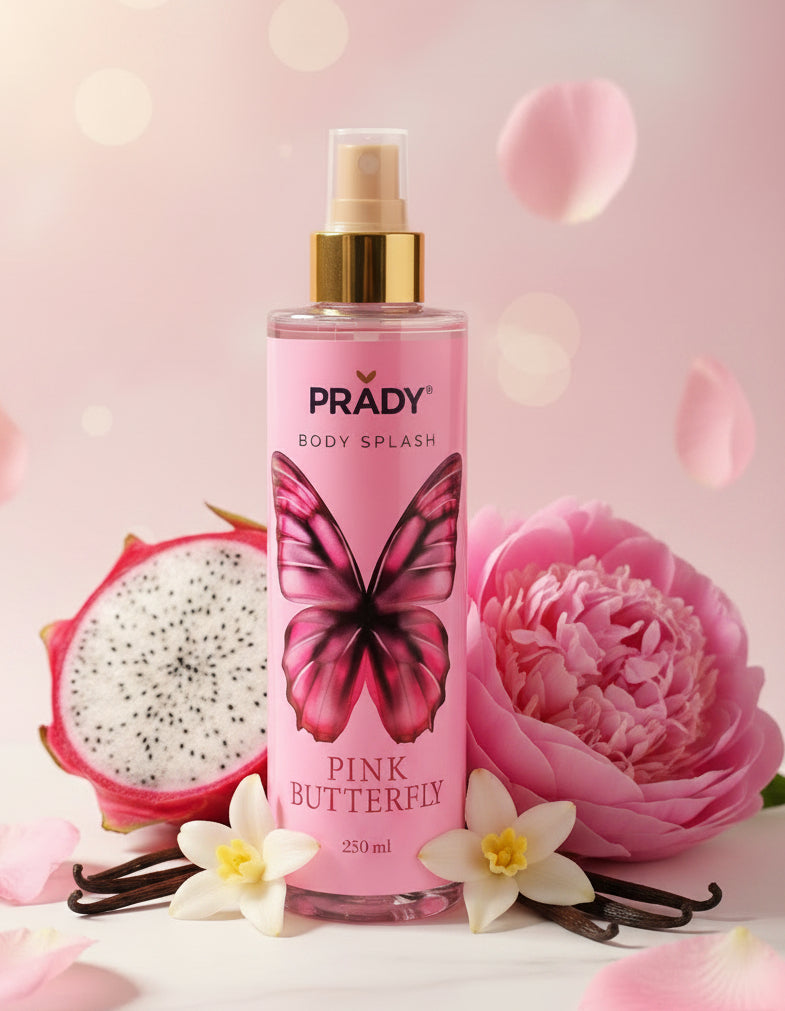 Brume parfumée corps et cheveux "Pink Butterfly"