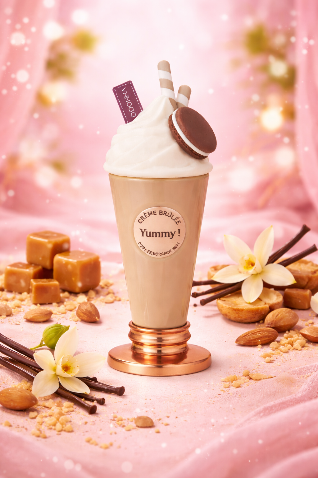 Brume parfumée "Yummy, crème brûlée"