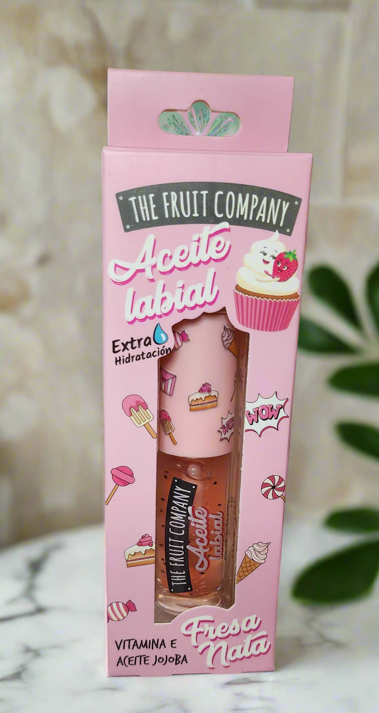 Huile à lèvres "Fraise chantilly"