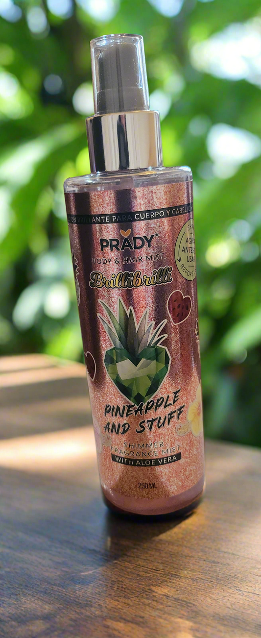 Brume parfumée "Pineapple and stuff" pailletée