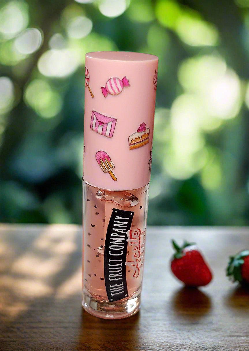 Huile à lèvres "Fraise chantilly"