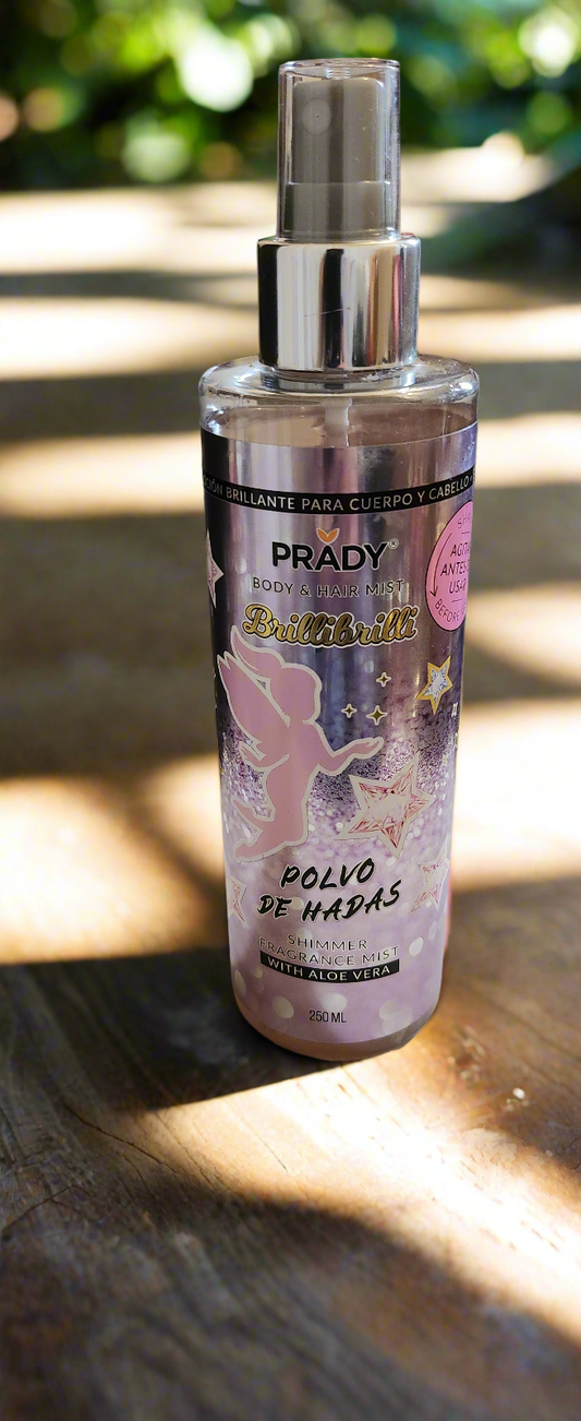 Brume parfumée "Polvo de hadas" pailletée