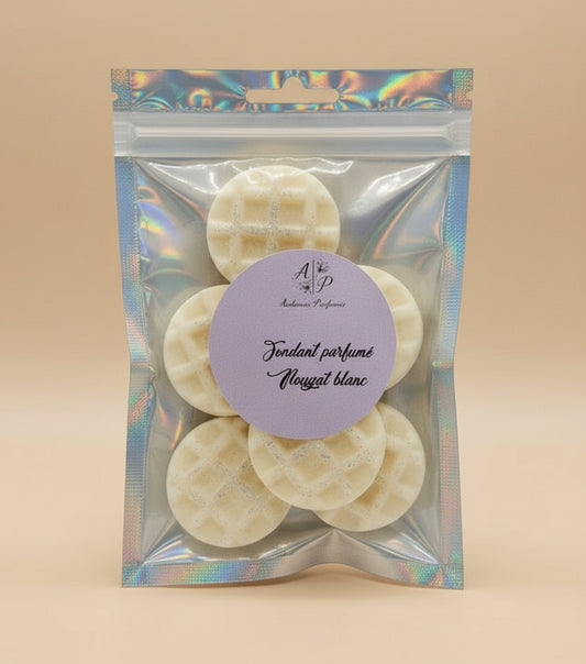 Lot de 7 fondant parfumé "Nougat blanc"  50g