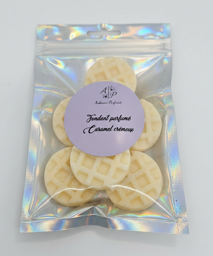 Lot de 7 fondant parfumé "Caramel crémeux"  50g