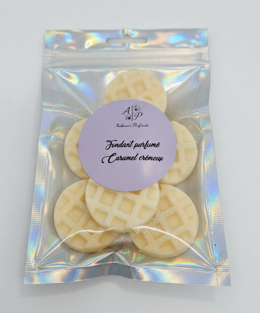 Lot de 7 fondant parfumé "Caramel crémeux"  50g