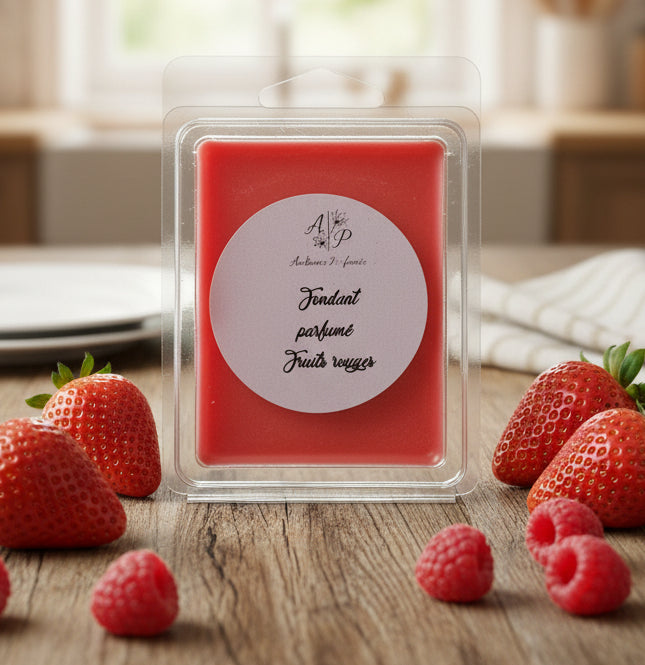 Fondant parfumé Clamshell "Fruits rouges" 60g