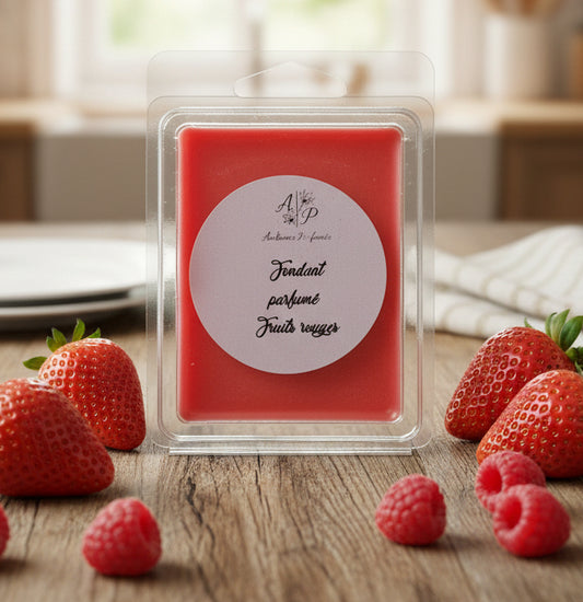 Fondant parfumé Clamshell "Fruits rouges" 60g