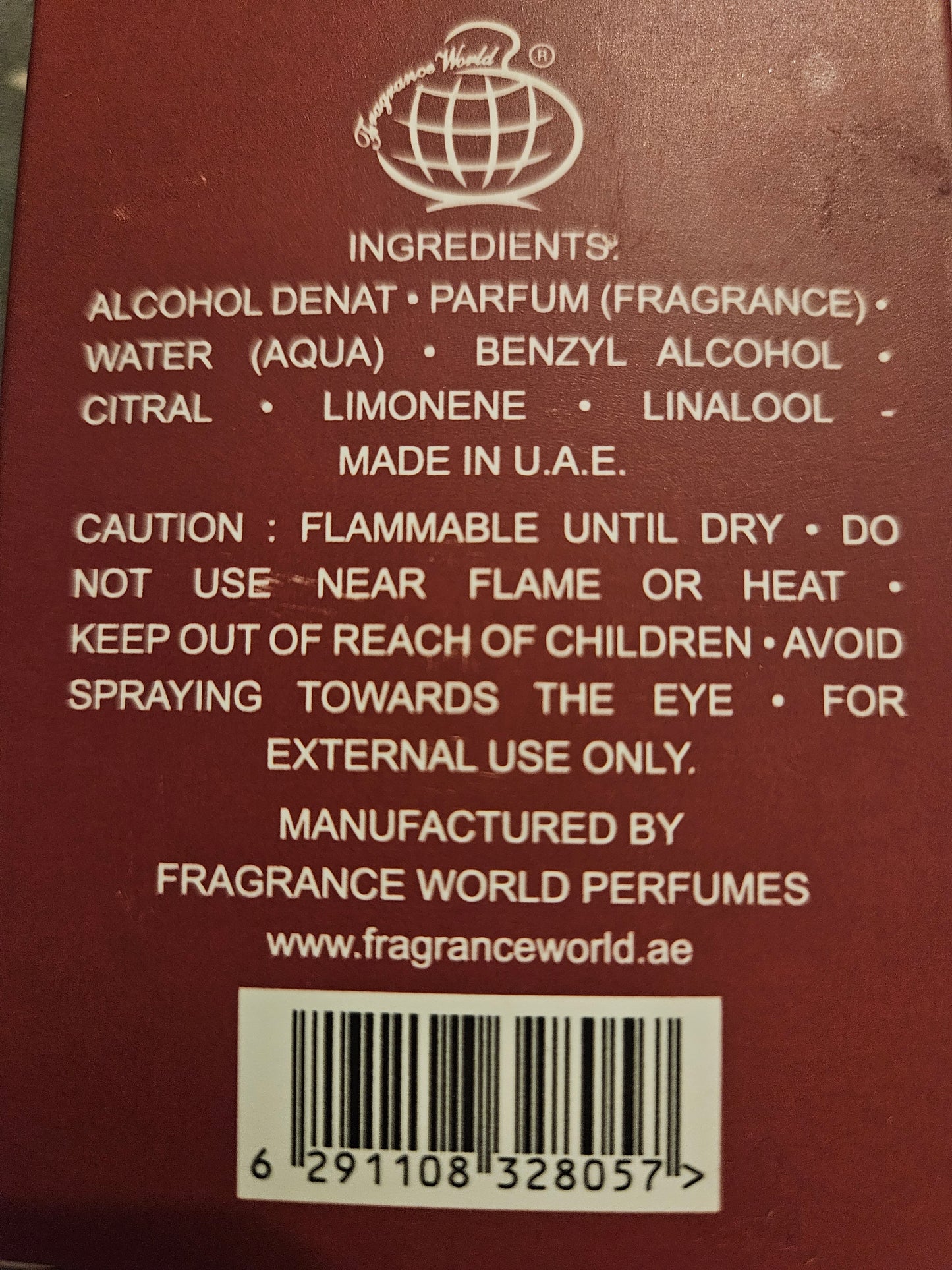 Eau de parfum Dubai mixte "Barakkat"