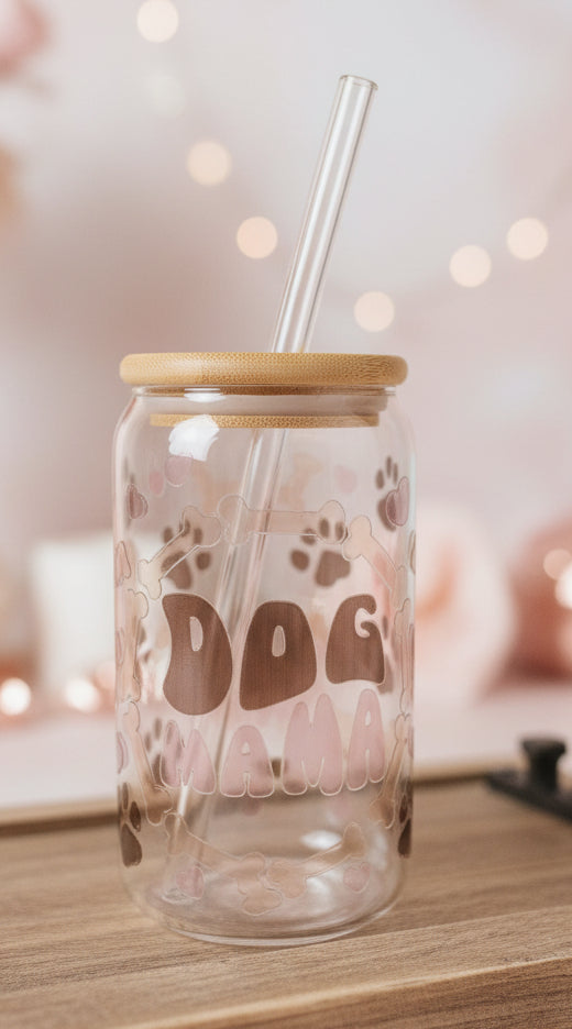 Verre "Dog Mama"