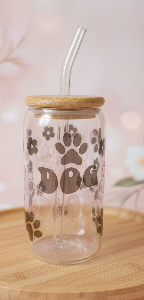 Verre "Dog Mom"
