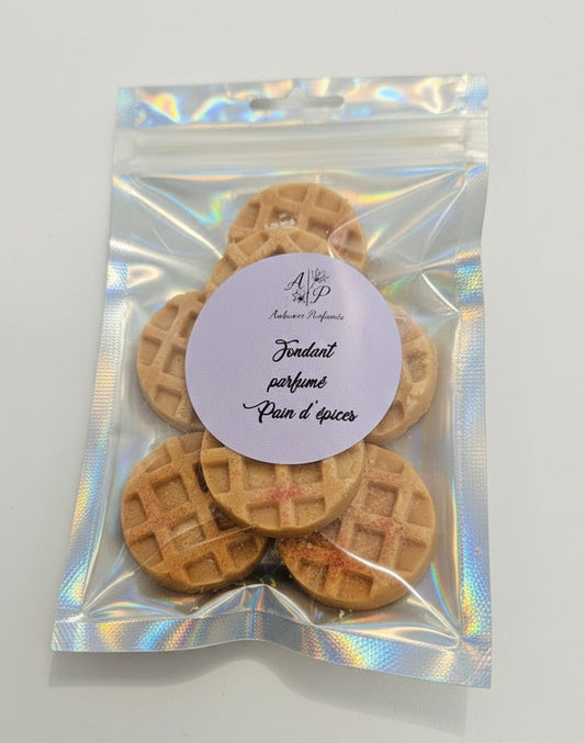 Lot de 7 fondant parfumé "Pain d'épices"  50g